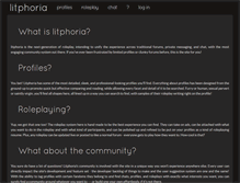 Tablet Screenshot of litphoria.com